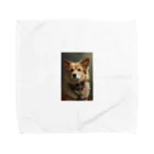 Shiyunのドット犬 グッズ Towel Handkerchief