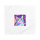 stonedjpのサイケねこ Towel Handkerchief