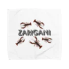 猫と釣り人のZARIGANI_C_1 Towel Handkerchief