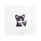 可愛い猫ちゃんのパンダ猫ちゃん Towel Handkerchief