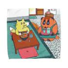 ヤブイヌ製作所のお冷もどうぞムジナ Towel Handkerchief