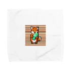チョコミント大好き部のミントアイス狐 Towel Handkerchief