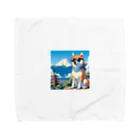 ピヨっこのサングラス犬　【銀次郎】 Towel Handkerchief