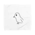 消費者の友達が書いた鳥 タオルハンカチ