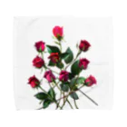 24_Redpink  visual calendarのRedpink 10 Roses タオルハンカチ