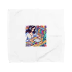 Radiant Lifestyle Storeの女性イラストレーター Towel Handkerchief