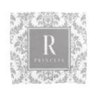 ROYAL Princessのダマスク柄シリーズ（グレー） Towel Handkerchief