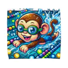 アニマルキャラクターショップのSwimming monkey Towel Handkerchief