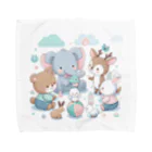 Cute! Salesの森の動物たち Towel Handkerchief