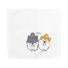 しぇるーののむっちり柴犬くん Towel Handkerchief