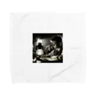 neko_inu_loveloveのstudy boy Towel Handkerchief