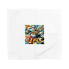 ほんだのcubism 麻婆 Towel Handkerchief