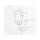 karurasworksのだるだるにゃんこ Towel Handkerchief