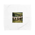 artworks358の羊の援軍 Towel Handkerchief