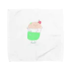 Soda floatのMelon-soda Towel Handkerchief