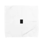 ZONOのZONO Black Squareブランドロゴ Towel Handkerchief