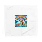 キューピットのアロハワンコ Towel Handkerchief