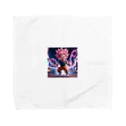 kaz_new9のピンクの髪の毛のおとこの子 Towel Handkerchief