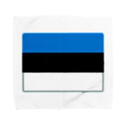 お絵かき屋さんのエストニアの国旗 タオルハンカチ