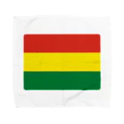お絵かき屋さんのボリビアの国旗 タオルハンカチ