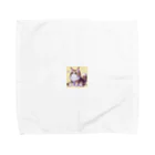 かわいい動物グッズのノルウェージャンフォレストキャットグッズ Towel Handkerchief