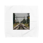 atoyuki_SHOPの鉄道レールデザイン Towel Handkerchief