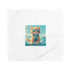 Ojisanlifeの海の子猫 Towel Handkerchief