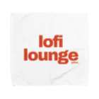 Lofi LoungeのLofi Lounge 赤 タオルハンカチ