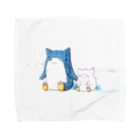 ねこさん爆発ショップのねこみみペンギン Towel Handkerchief