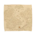 アルバトロスデザインの古地図 Towel Handkerchief