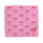 aicco*shopのカエルくんとイチゴのパフェ Towel Handkerchief