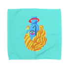 ぶんほーグッズ販売のデジタルプレスリーズのBUN-HO!の顔 Towel Handkerchief
