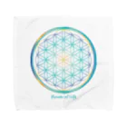 Botan Riceのflower of life mix A Towel Handkerchief