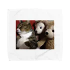 ABUJUNの猫とクマ達 Towel Handkerchief