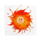 ぱくぱくショップの灼熱の太陽 タオルハンカチ