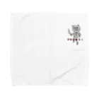 渓流クソリプ雑コランドのかゎぃぃ招き猫 Towel Handkerchief