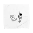 んづの猫と強盗 Towel Handkerchief