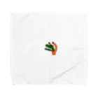 左利き5歳児の怒るワニ Towel Handkerchief