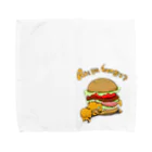 お刺身のハンバーガー食べる？ Towel Handkerchief