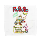 ねこぜや の🤖ROBOBO「みやびロボ」 Towel Handkerchief