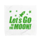 【仮想通貨】ADKグッズ専門店 のLet's go to the moon! タオルハンカチ