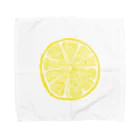 NIKORASU GOの「この夏のおすすめ「レモンの輪切り」 タオルハンカチ