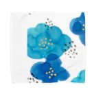 ととめめ/ totomemeの青い花 Towel Handkerchief