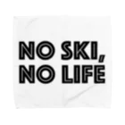 SNOW LIFE JOURNEYのNO SKI, NO LIFE タオルハンカチ