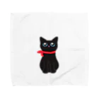 Yokokkoの店のくろねこのむーちゃん Towel Handkerchief