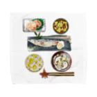 nicoeの店の秋定食 Towel Handkerchief