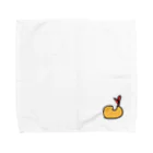 えいとのゆるいコレクションのポップコーンシュリンプ Towel Handkerchief