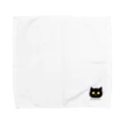 べるこのびびりやすい黒猫 Towel Handkerchief