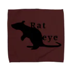 rat eyeのネズミの血液 タオルハンカチ