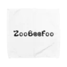 ZooBeeFooのZooBeeFoo黒ロゴ タオルハンカチ